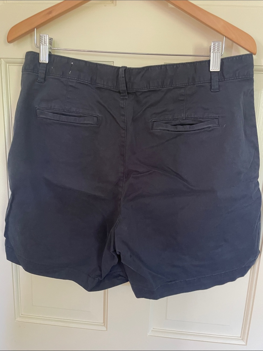 GAP Navy Cotton Chino Bermuda Shorts - Picture 5 of 5